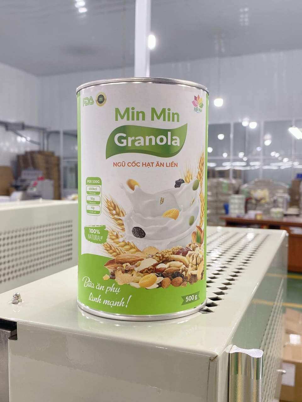 [2 hộp 1 kg ] Ngũ cốc hạt Granola Min Min