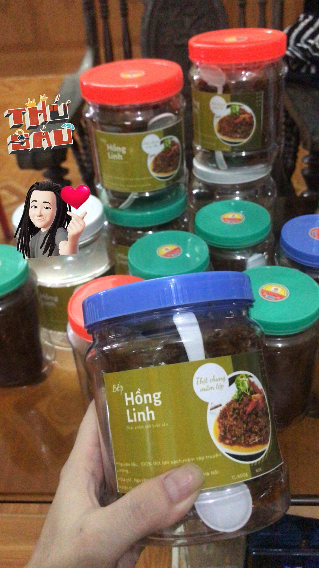 Mắm tép chưng thịt nhà làm sẵn ăn ngay 1kg