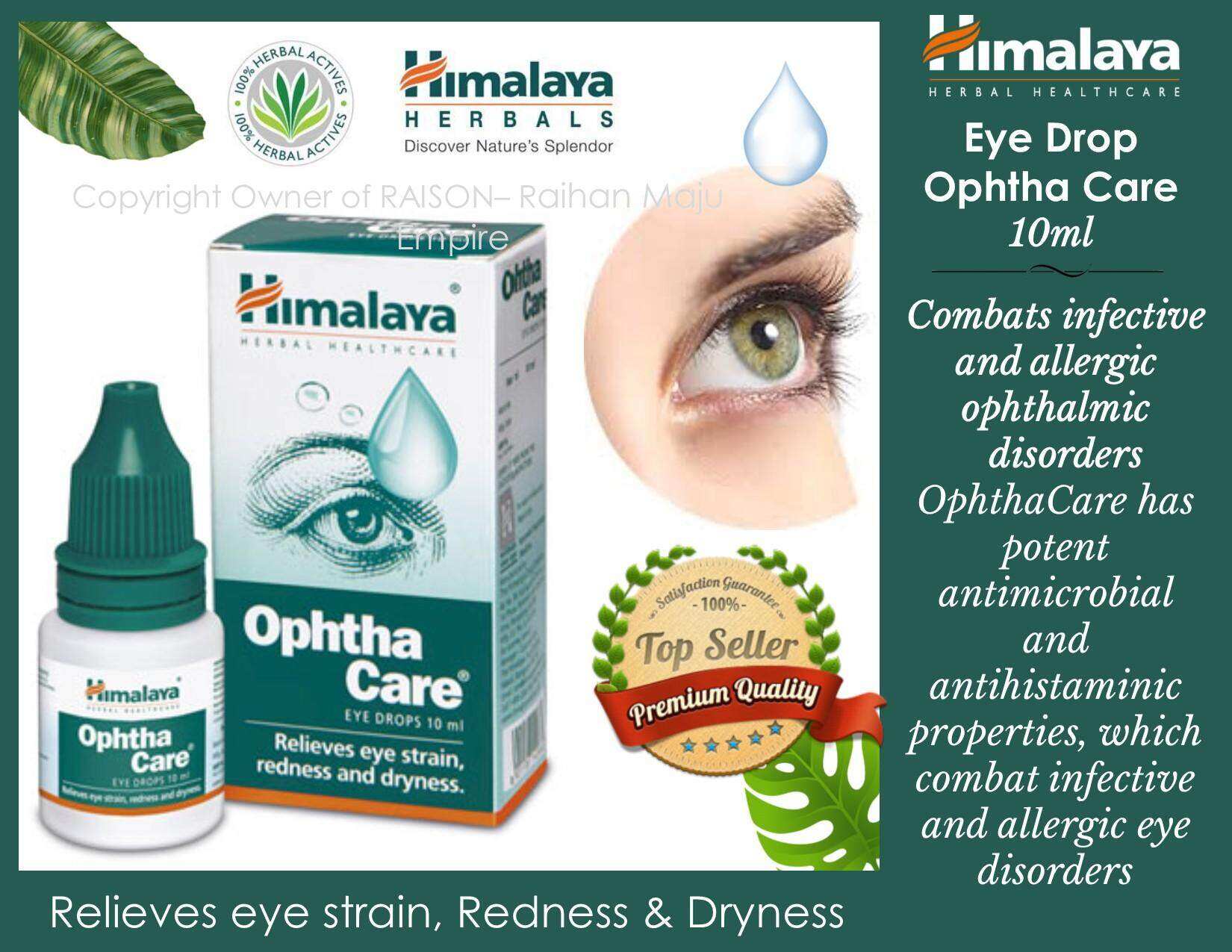 (Hsd: 2026) Nước nhỏ mắt _ Himalaya ophtha care eye drops 10ml