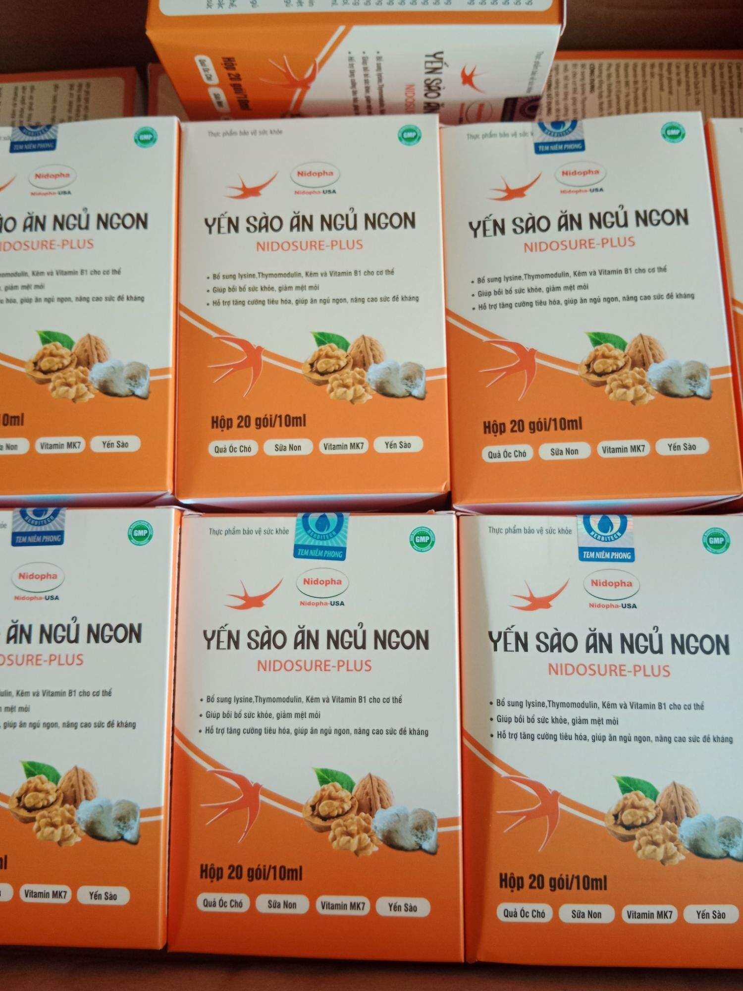 Siro Yến sào ăn ngủ ngon Nidosure Plus Bồi bổ sức khoẻ
