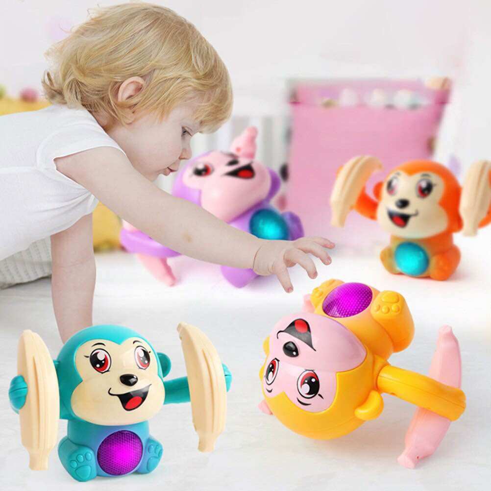 Đồ chơi khỉ nhào lộn phát nhạc có đèn led vui nhộn