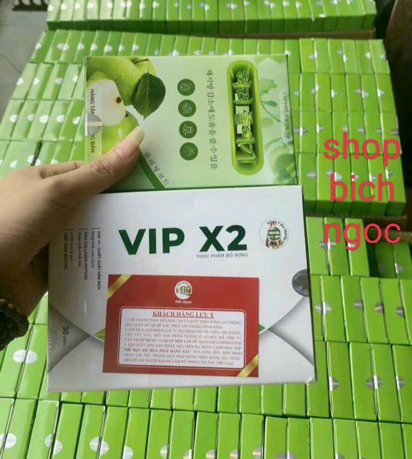 ( chính Hang) Combo Vip X2 Giảm Cân tiến hạnh tặng kem viên detox An Toàn Hiệu Quả Không Mệt