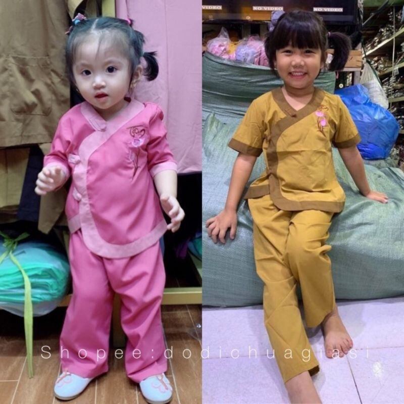 ĐỒ LAM ĐI CHÙA - MẪU BÉ TIM PHỐI KATE LOẠI 1