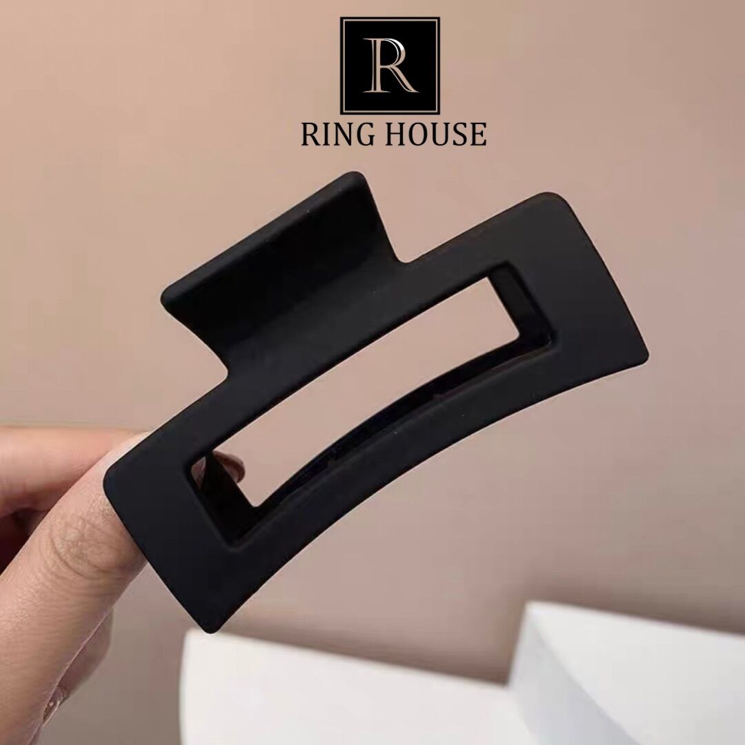KẸP TÓC NỮ CÀNG CUA VUÔNG MÀU ĐỤC NHÁM