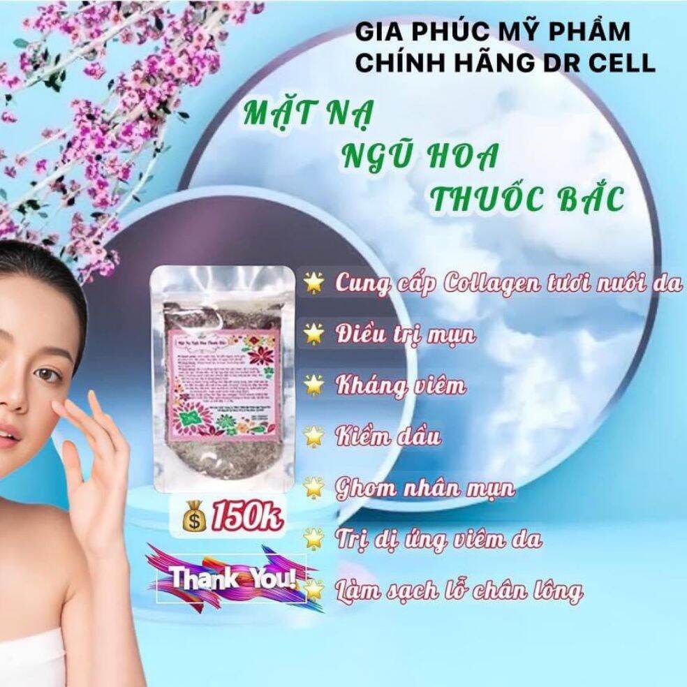 MẶT NẠ NGŨ HOA THUỐC BẮC DR CELL