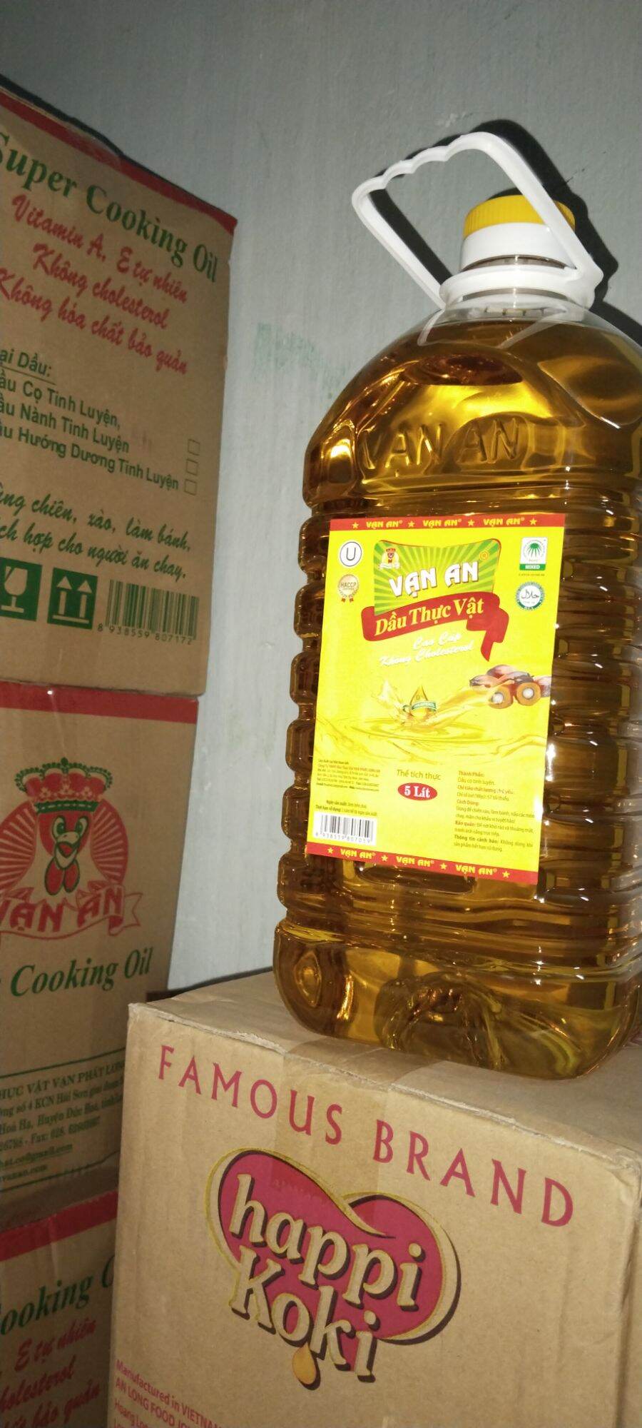 dầu thực vật vạn an 5 lít