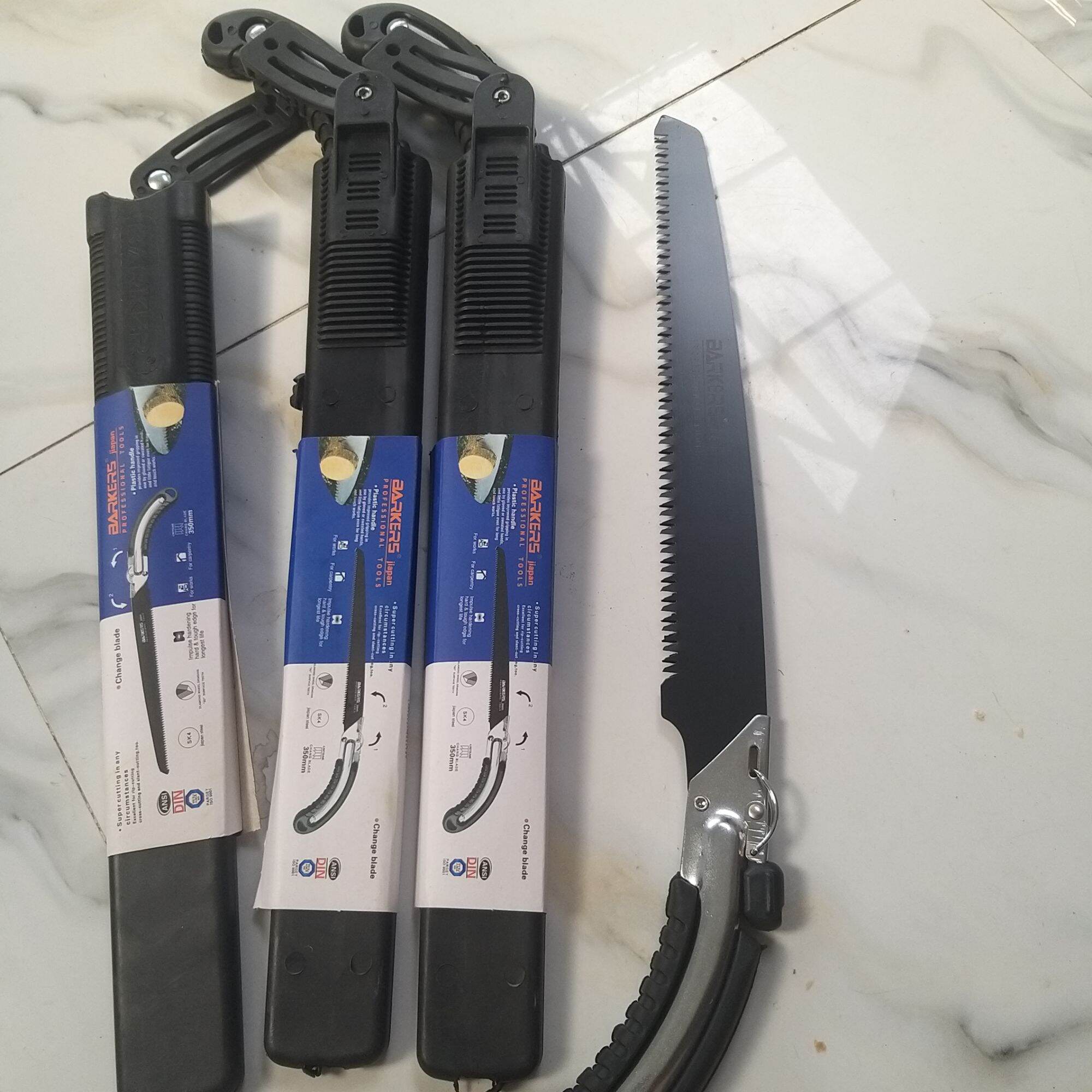 Cưa gỗ cầm tay lưỡi thép đen 350mm