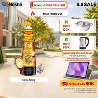 [ƯU ĐÃI THÁNG 8] Dầu Hào Cao Cấp Nestlé MAGGI Bào Ngư chai 820g giá tiết kiệm 10%, 1 bước xào óng ánh chuẩn nhà hàng