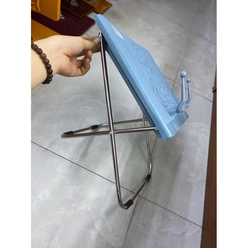 Kệ đọc kinh xếp gọn chân inox