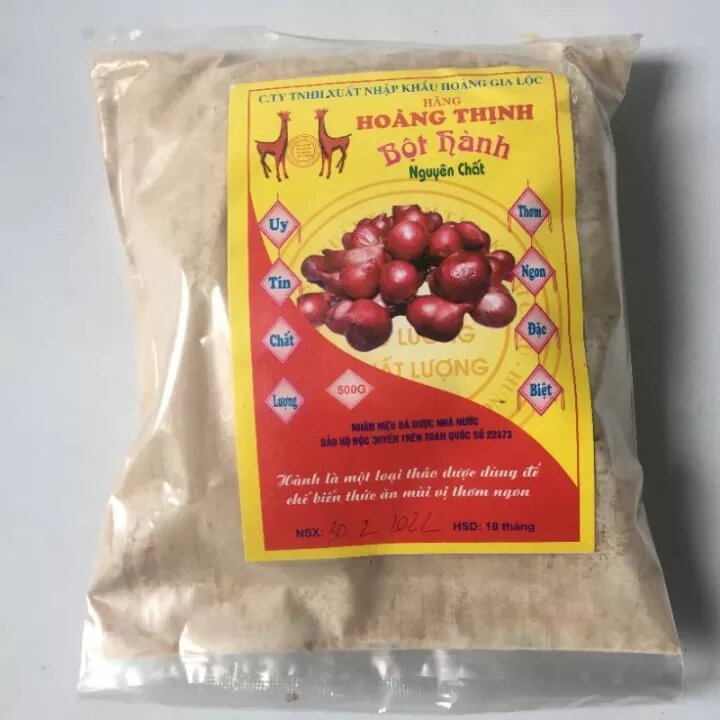 Bột Hành Nguyên Chất Gói 500g