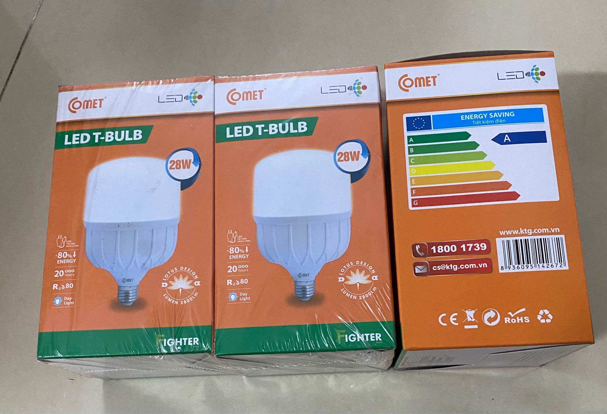 Bóng led trụ công suất lớn COMET CB04F028, 28W