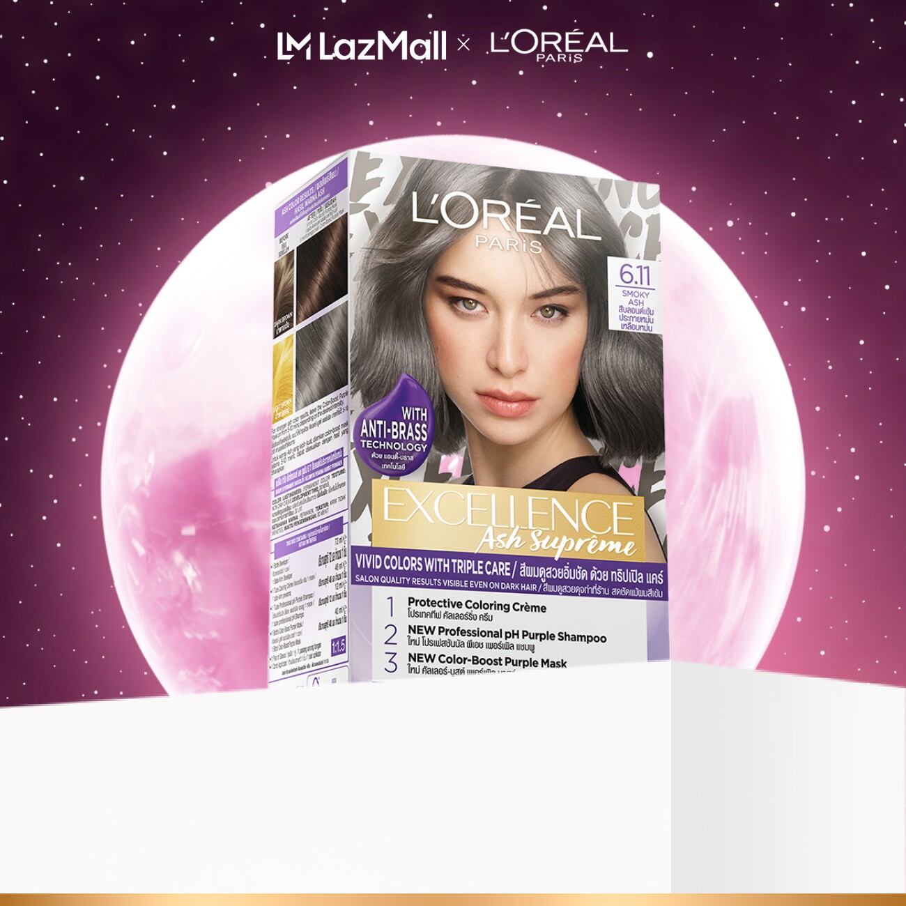 Kem nhuộm dưỡng tóc thời trang L'Oreal Paris Excellence Fashion 172ml