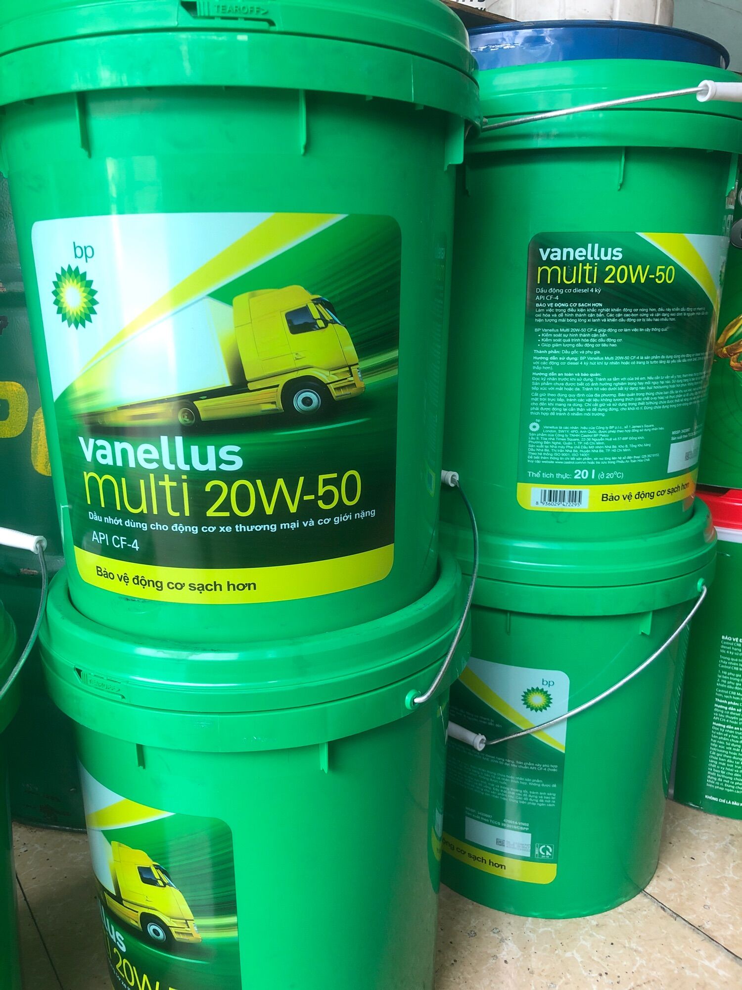 Nhớt BP Vaneluss Multi 20W-50 20L