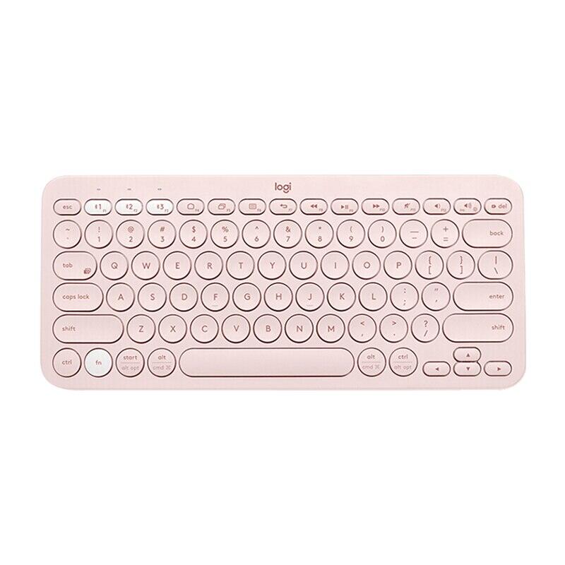 Logitech K380 Mạng bluetooth không dây bàn phím màu Đỏ máy tính bảng iPad văn phòng