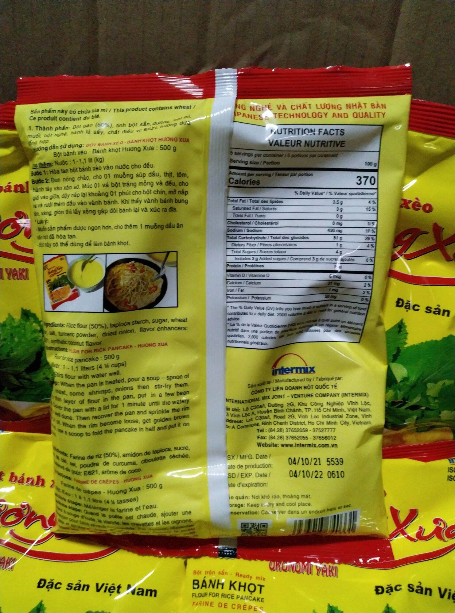 Bột Bánh Xèo Hương Xưa 500g