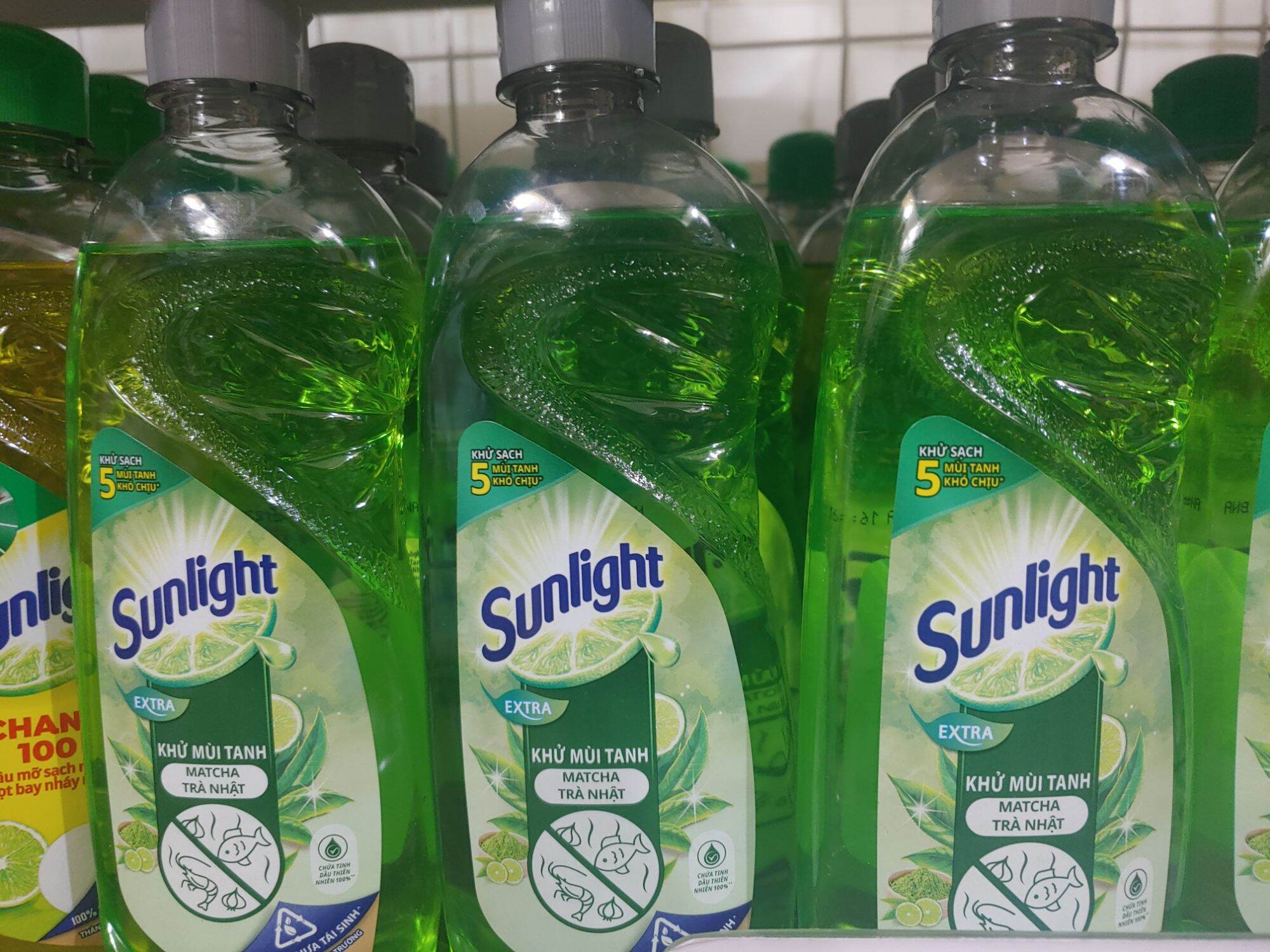 Nước rửa chén Sunlight trà xanh 400g