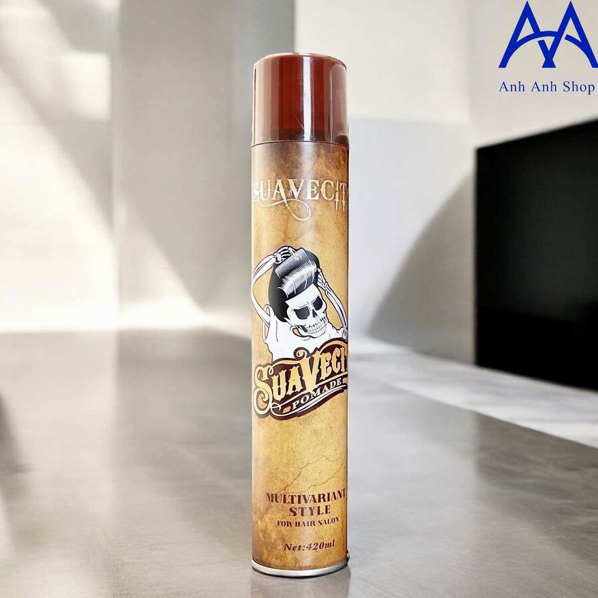 Gôm xịt tạo kiểu tóc suavecito multivariant 400ml