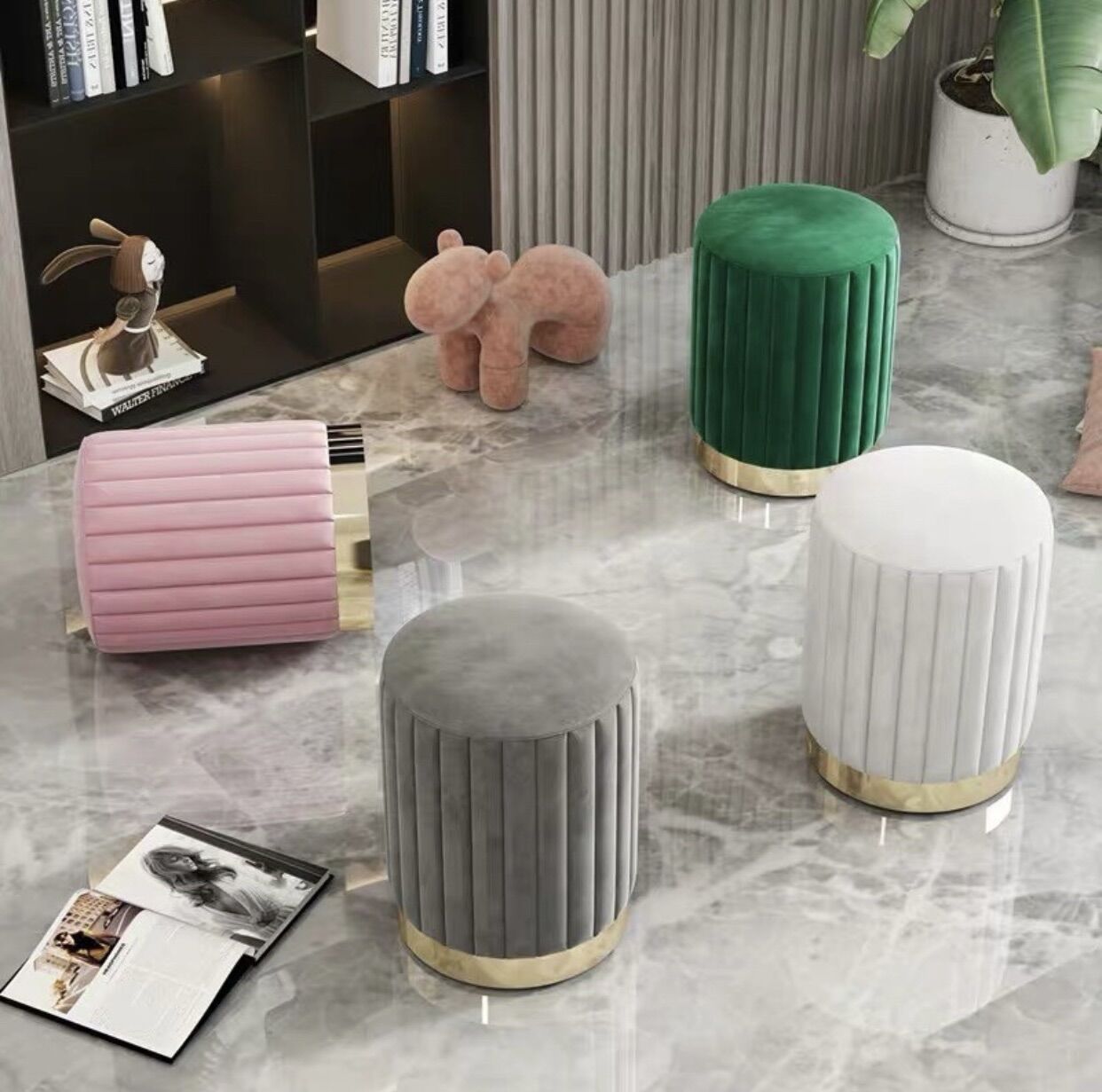 Ghế đôn sofa cho bàn trà , bàn trang điểm