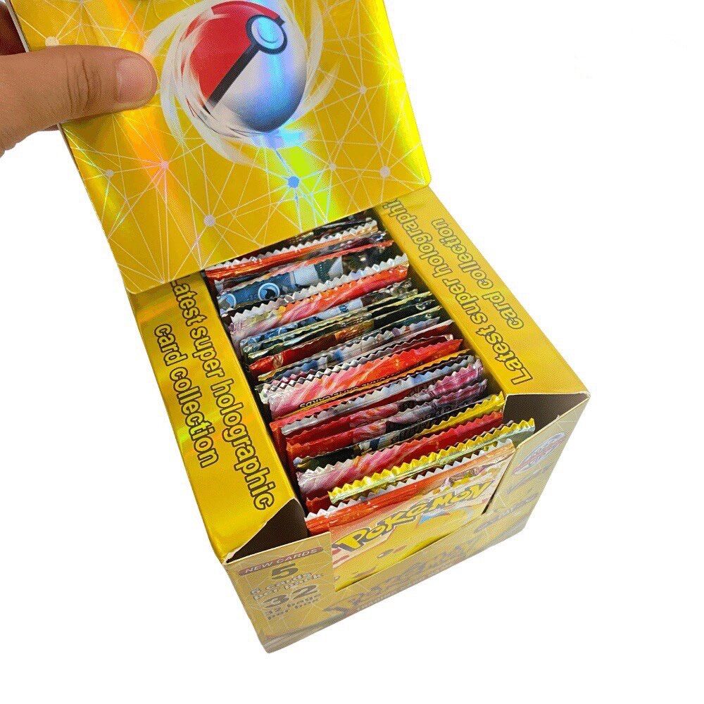 Hộp 36 gói thẻ bài pokemon ( gói 5 thẻ vip)