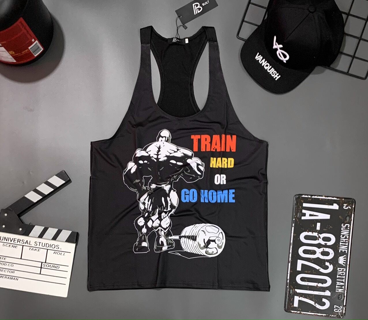 [giảm sốc] Áo ba lổ gym nam phom body cực chất