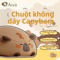 Akko | Chuột Không Dây Di Động Hình Mèo Cam Tròn Xinh