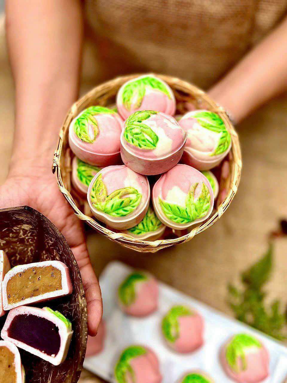 Bánh trung thu trái đào 🍑🍑🍑