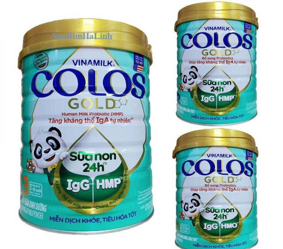 SỮA BỘT COLOS GOLD 1,2,3,  800G