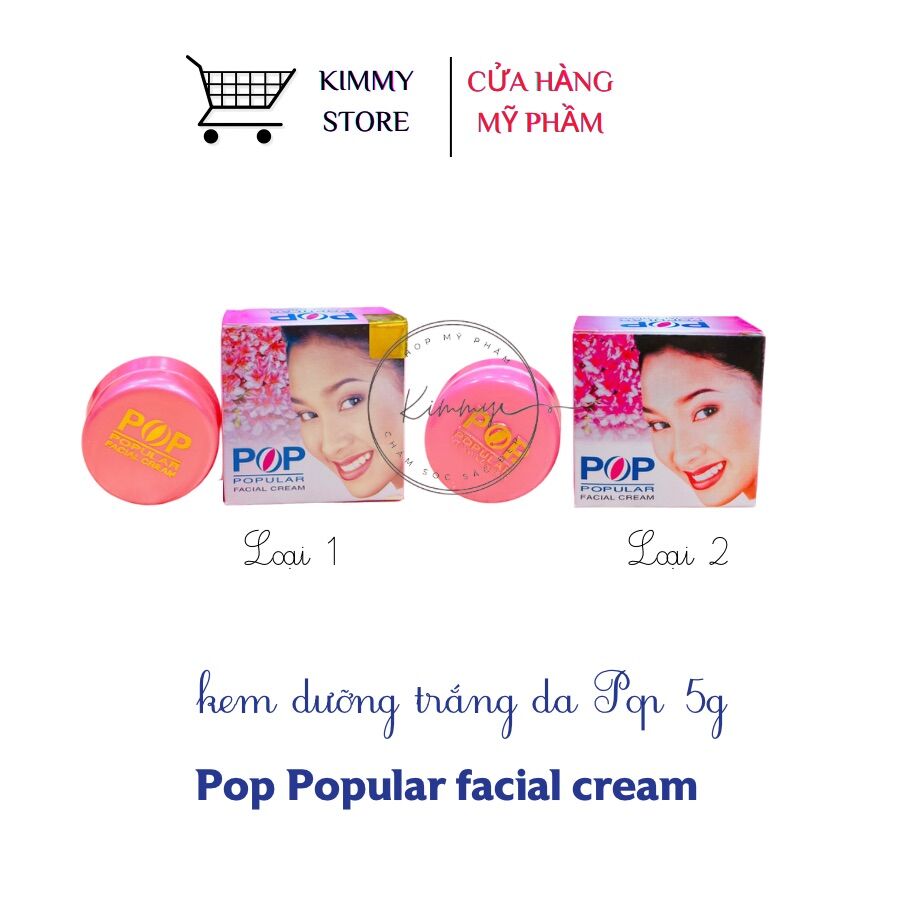 [HCM]Lẻ hộp 5g kem pop hàng thường