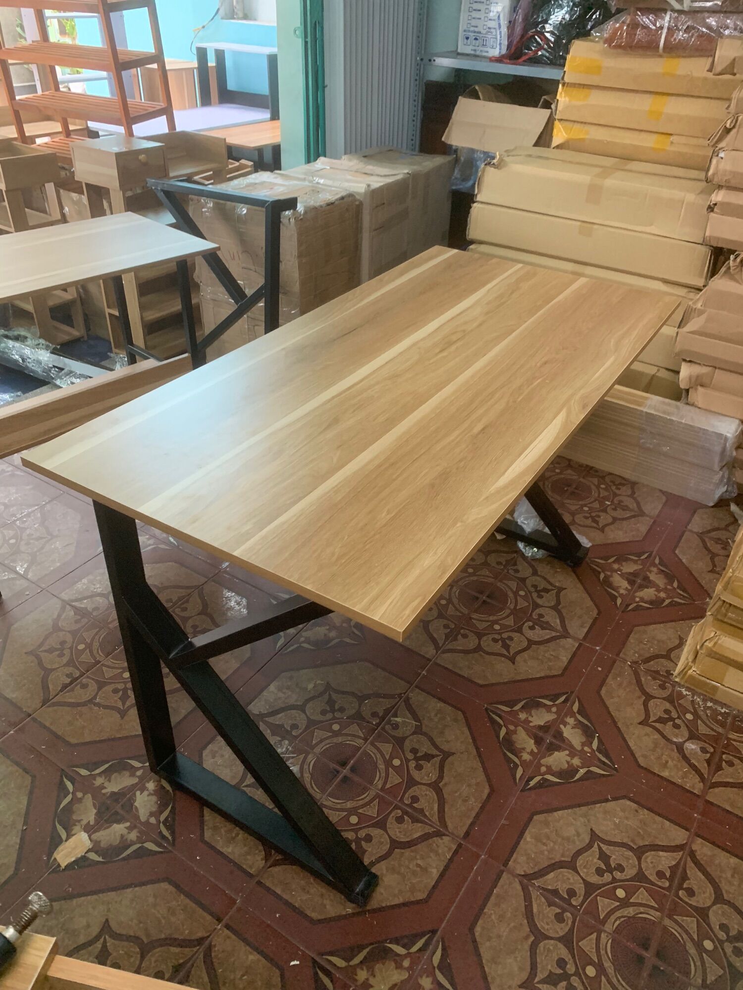 BÀN LÀM VIỆC CHỮ K LOẠI 1 (120*60)