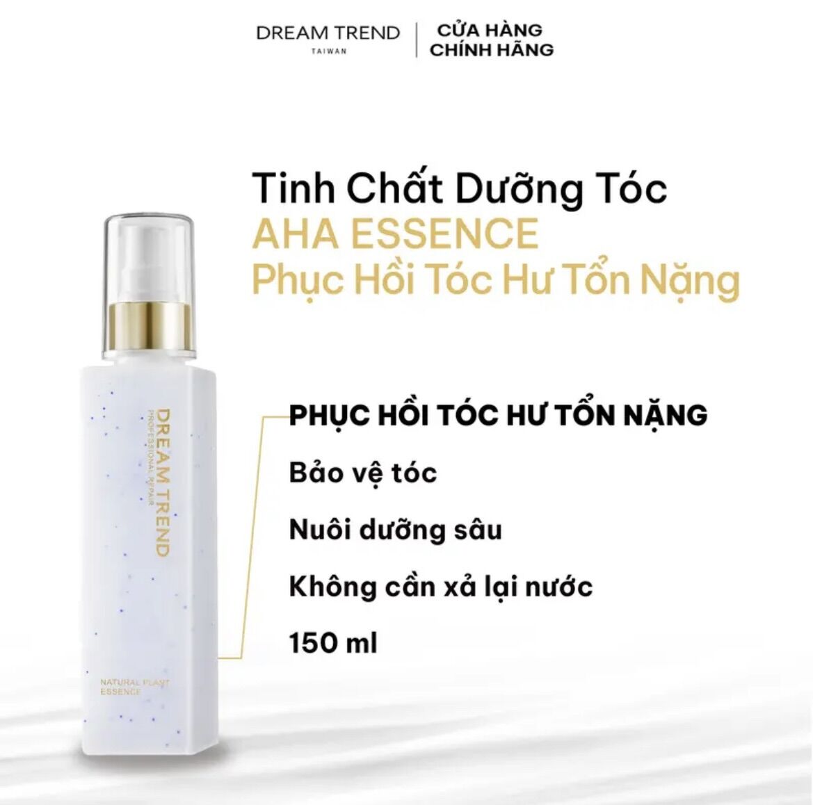 Tinh chất dưỡng tóc aha dream trend - tặng lược gỡ rối