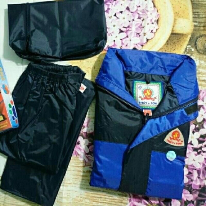 Áo Mưa Bộ 2 Lớp Thuỷ Sơn Chính Hãng Che Mưa Chống Lạnh