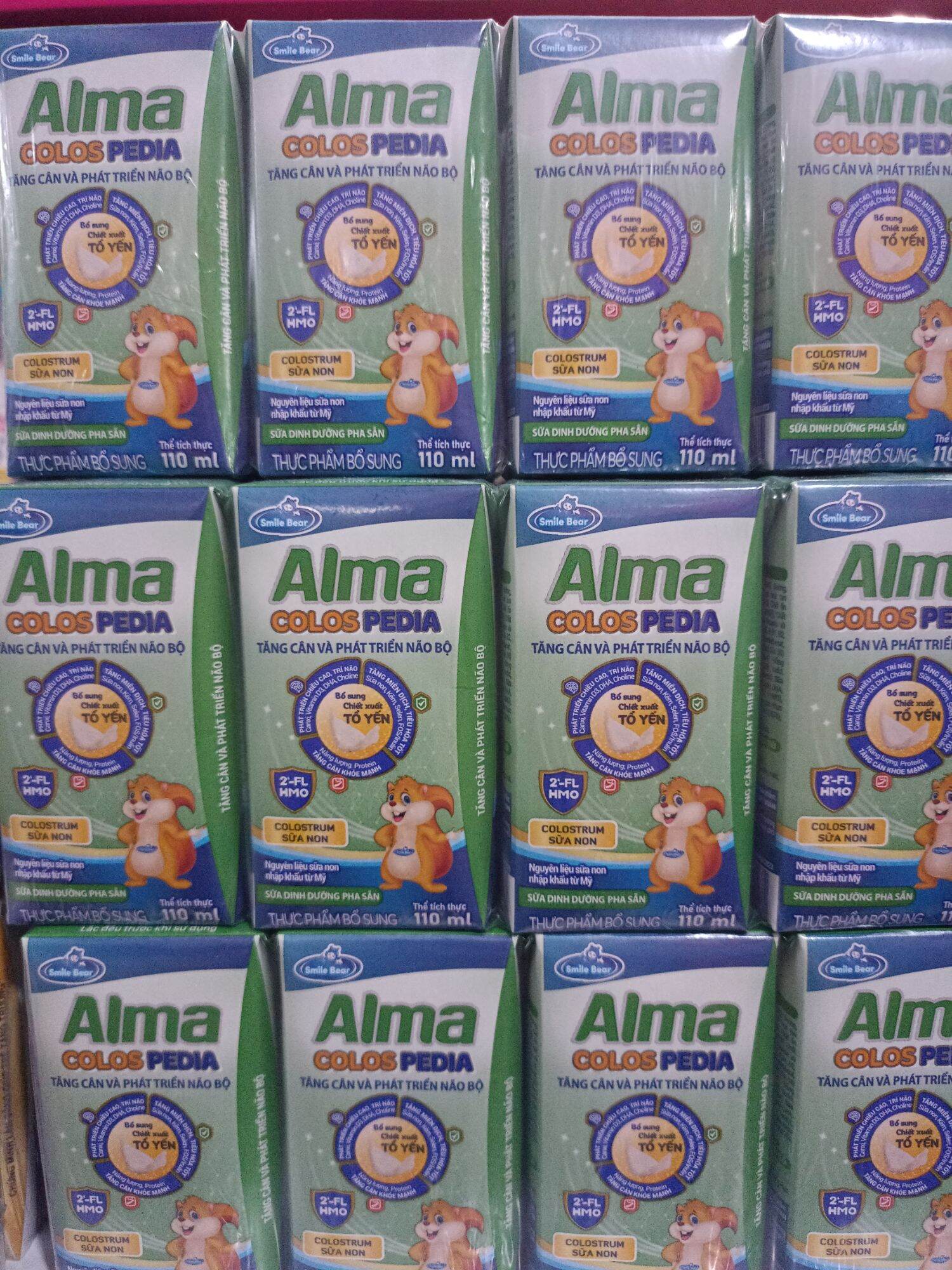 Sữa bột pha sẵn alma pedia 48 hộp x 110ml