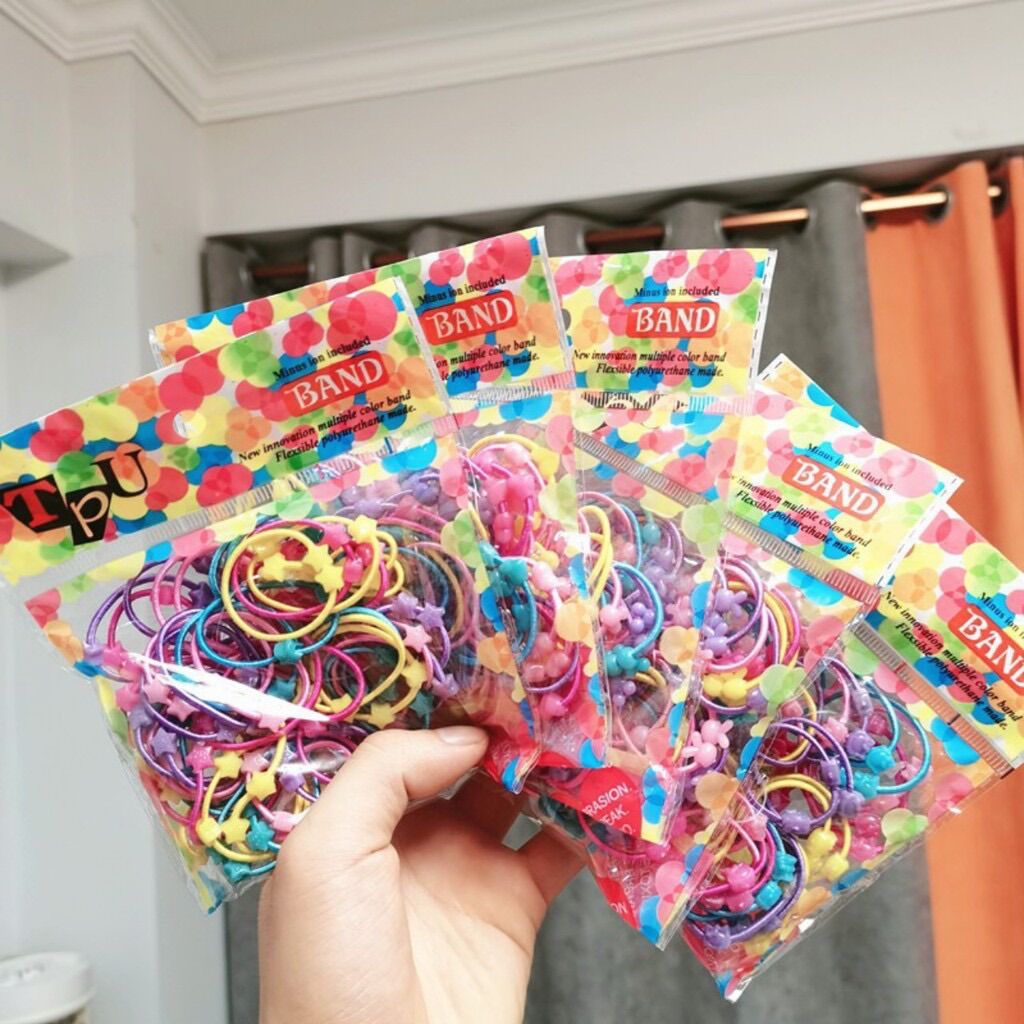 Set 50 dây buộc tóc cho bé