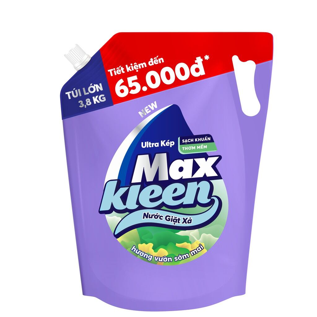 Nước giặt xả Max kleen 3.8kg