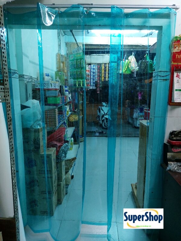 Rèm nhựa pvc màu