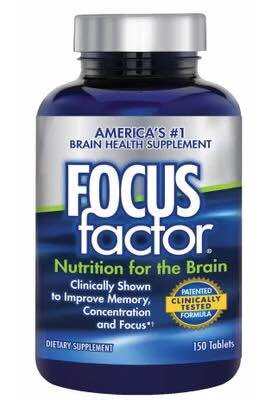 Viên Uống Focus Factor Nutrition For The Brain Của Mỹ, 180 viên