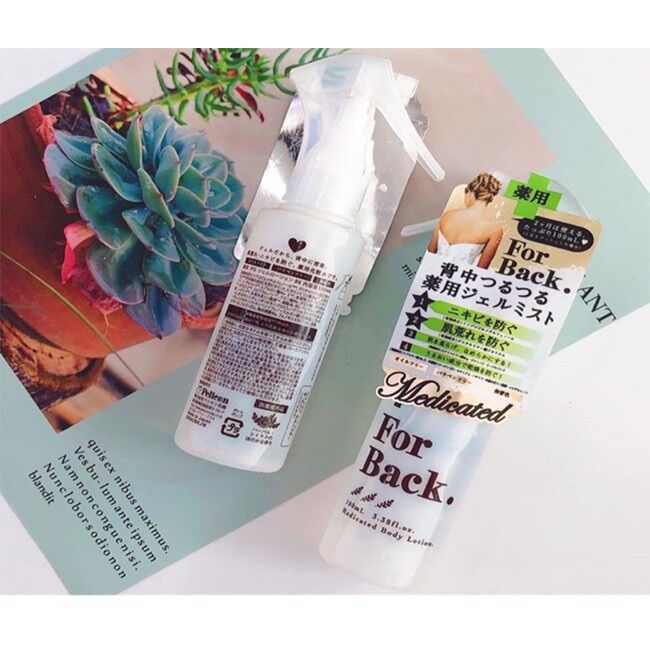 Xịt mụn lưng For Back Body Lotion 100ml | Vinie.minisize