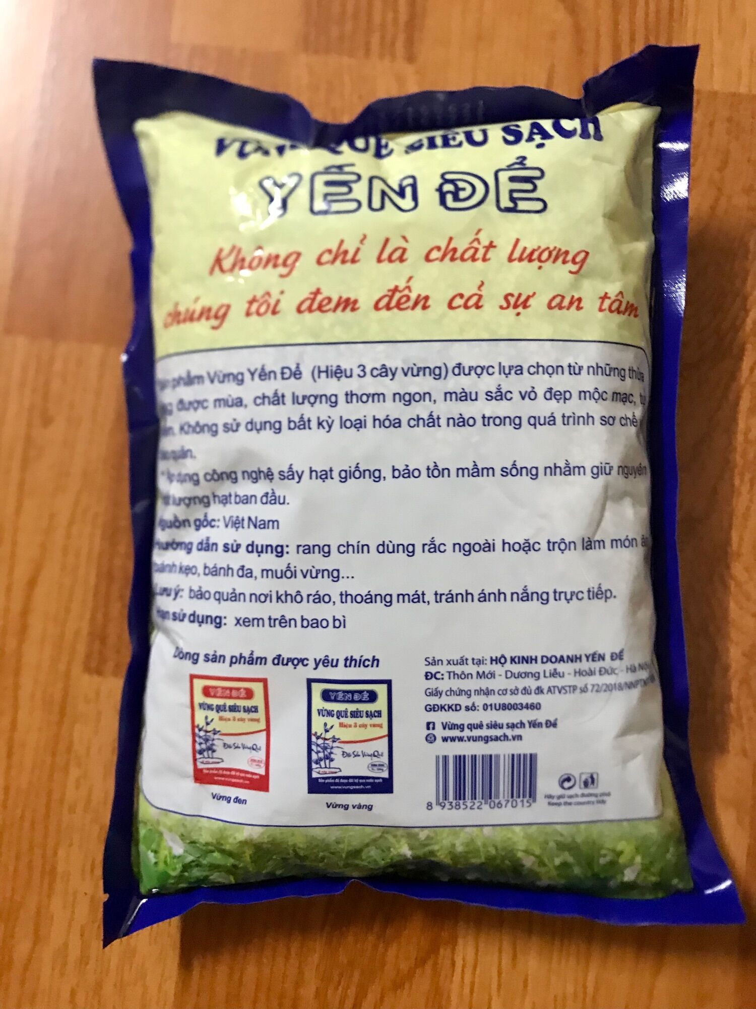 500gr Vừng (vỏ) vàng siêu sạch