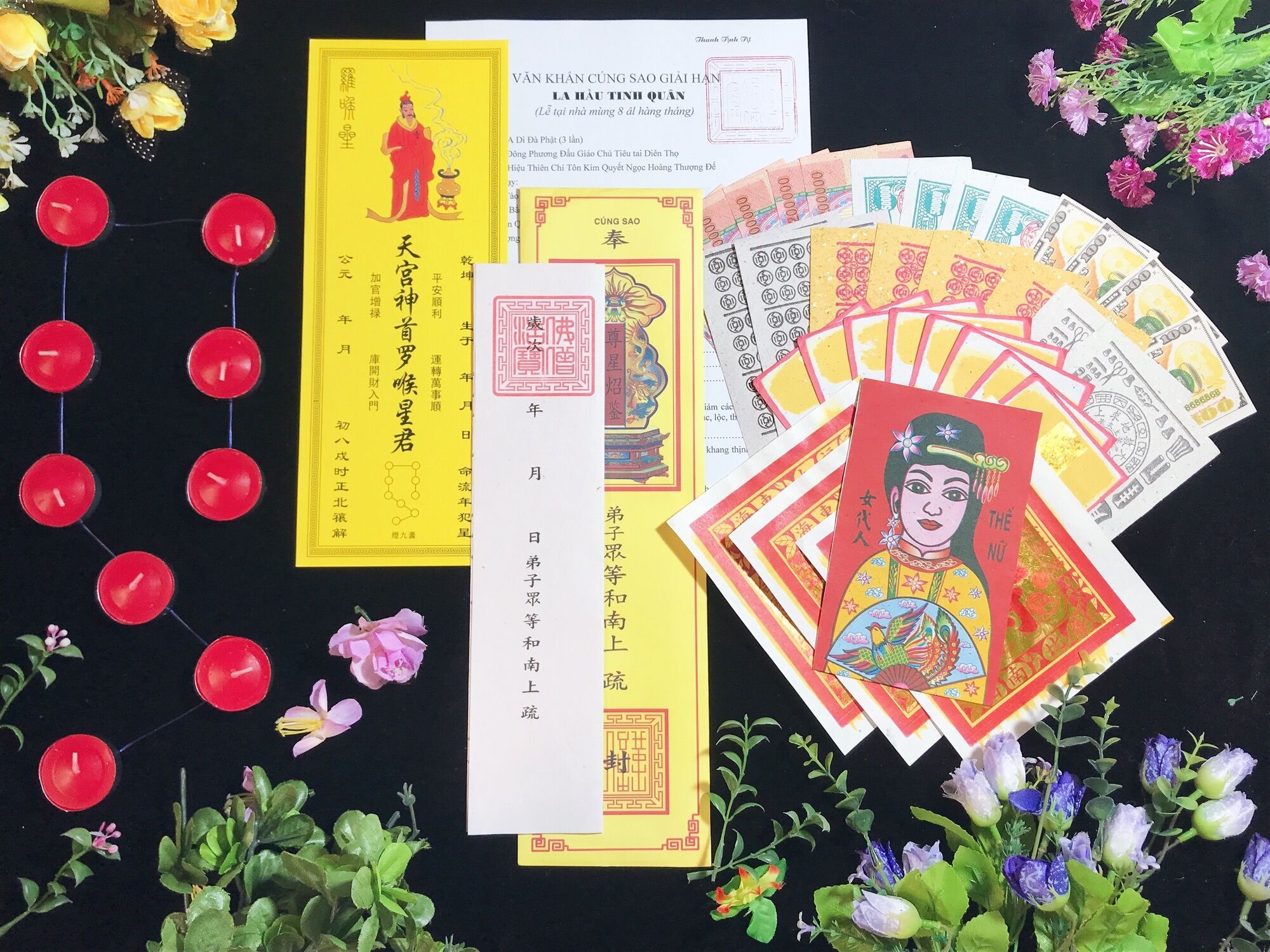 Bộ sớ cúng sao tại nhà 2024_6 món 💗 ghi chú shop: