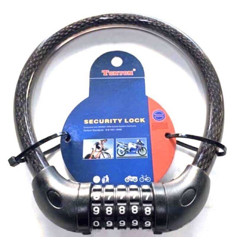 Khoá dây cáp 5 số dày Tonyon dài 15mm dài 500mm