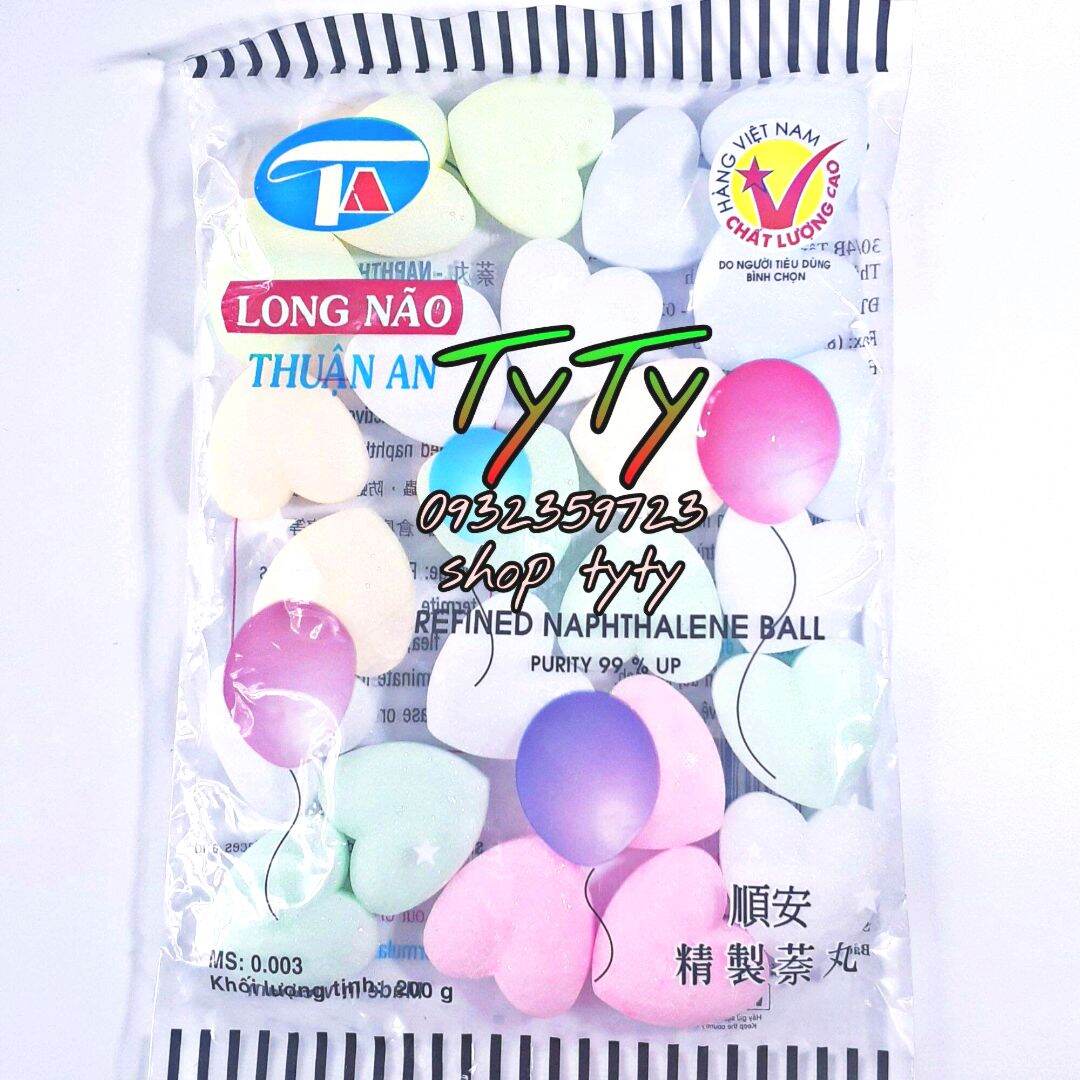 1 bịch long não hình trái tim thuận an 200g xưa đuổi côn trùng