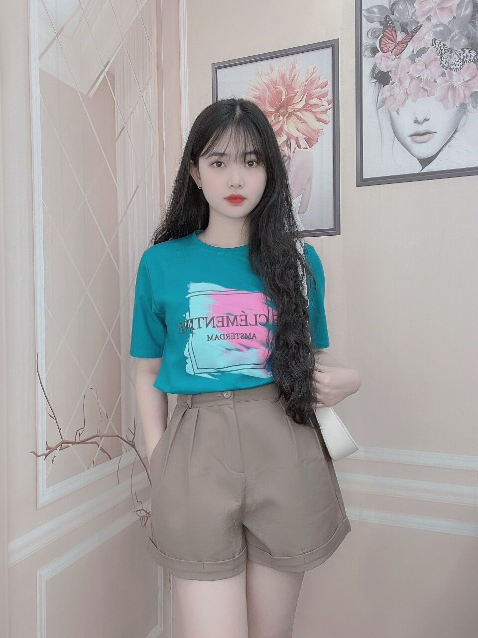Áo thun nữ chất thun thái áo cotton form vừa