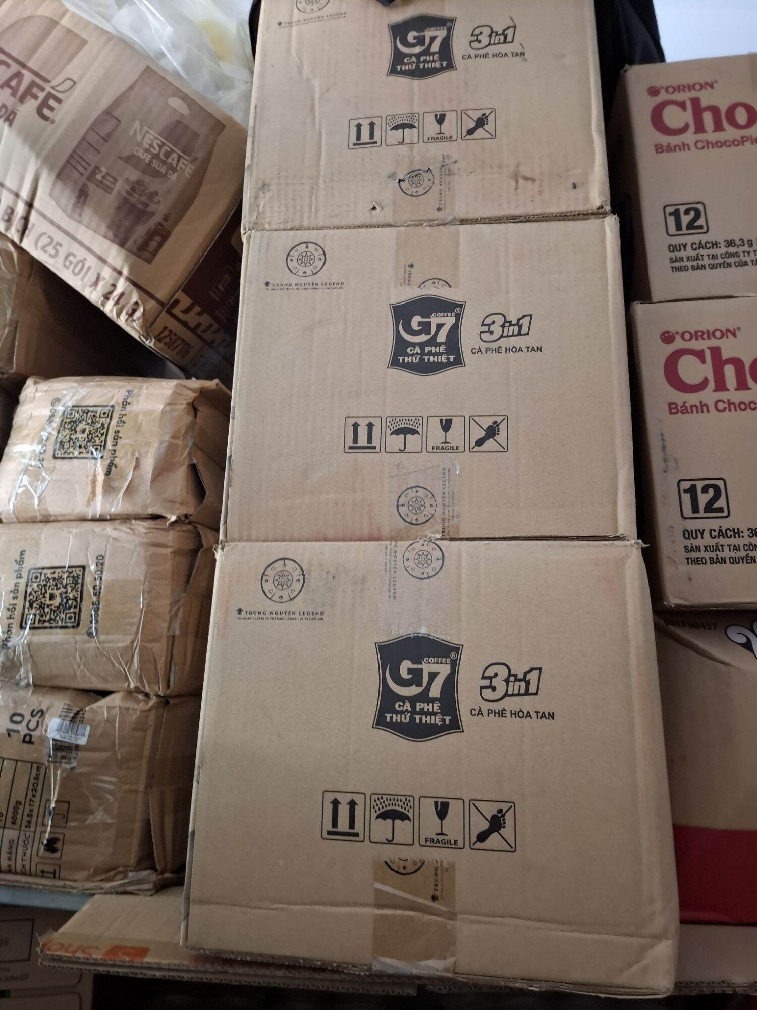 Cà phê G7 Trung Nguyên 3in1 Bịch 50   gói ( Chính Hãng )