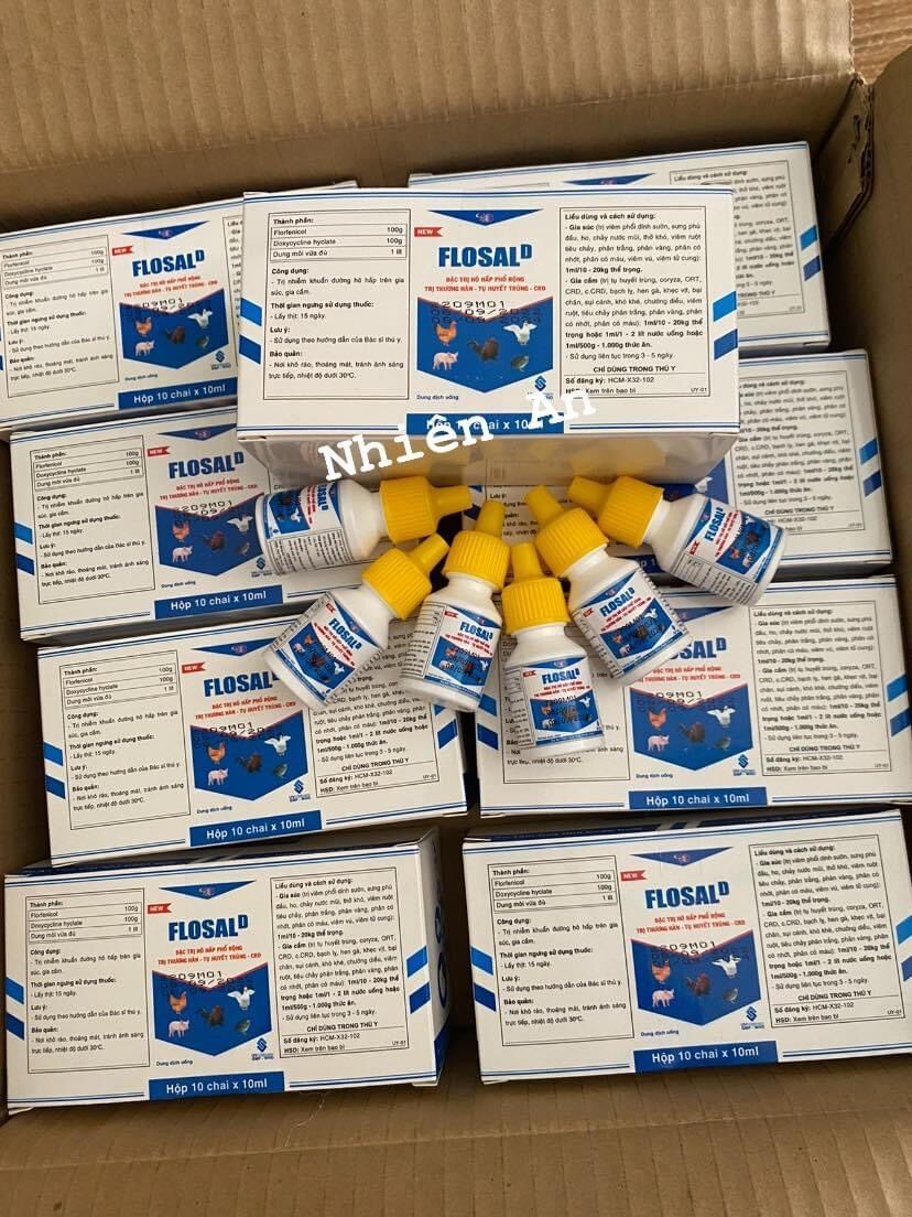 (Thú Y) Flosal D khò khè gà đá