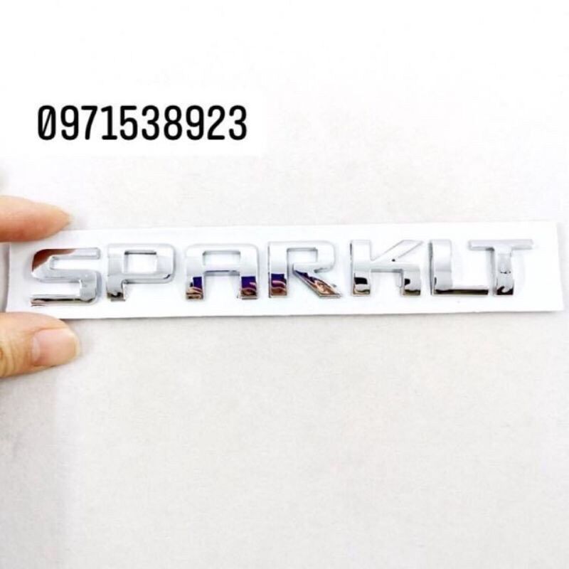 logo chữ nổi CHEVROLET SPARK LT