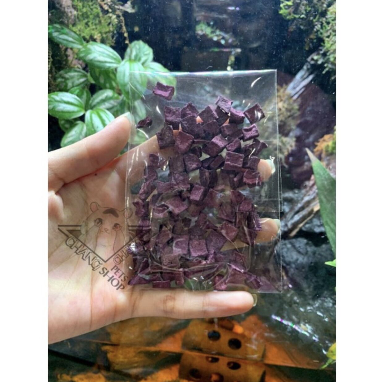 Khoai lang tím sấy khô cho hamster