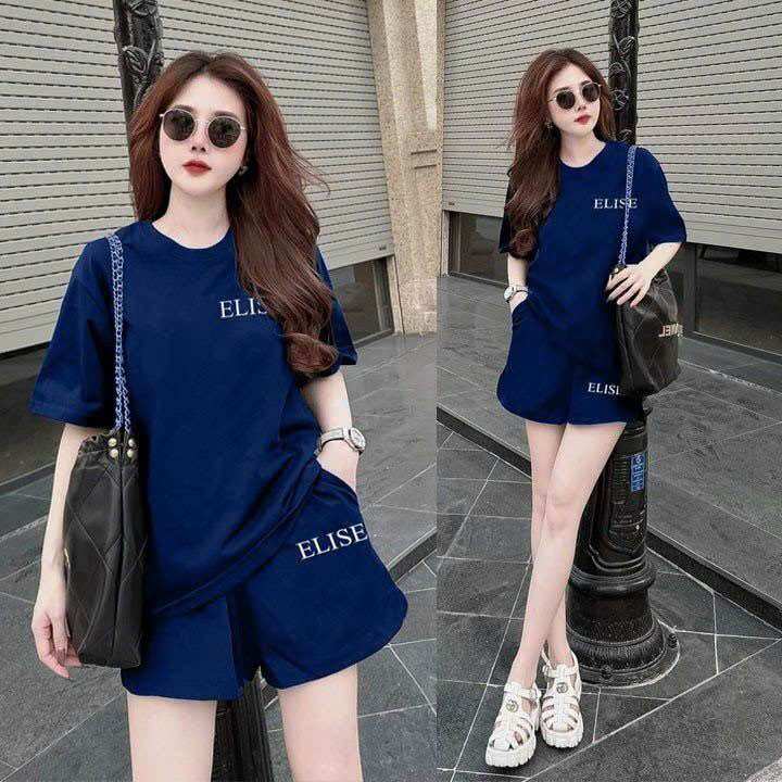 BỘ ELISE NỮ THUN COTTON ĐỦ SIZE