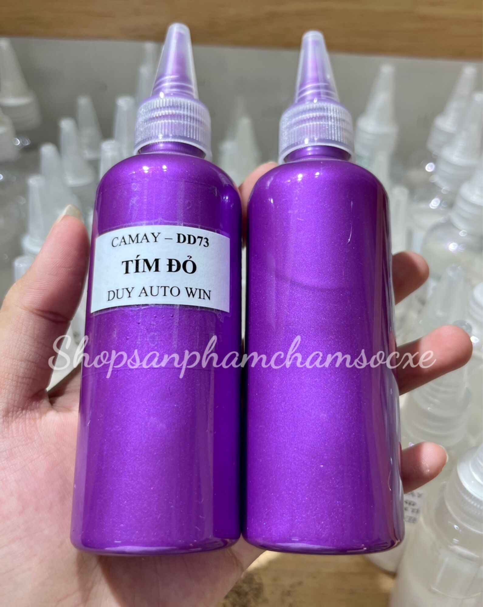 Sơn Camay màu tím đỏ DD73 - Sơn ô tô xe máy