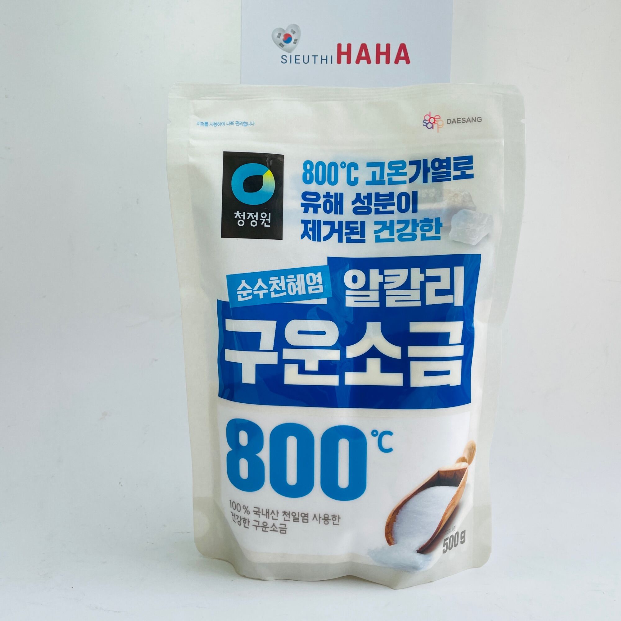 Muối tinh nguyên chất Hàn Quốc DAESANG SALT gói 500g