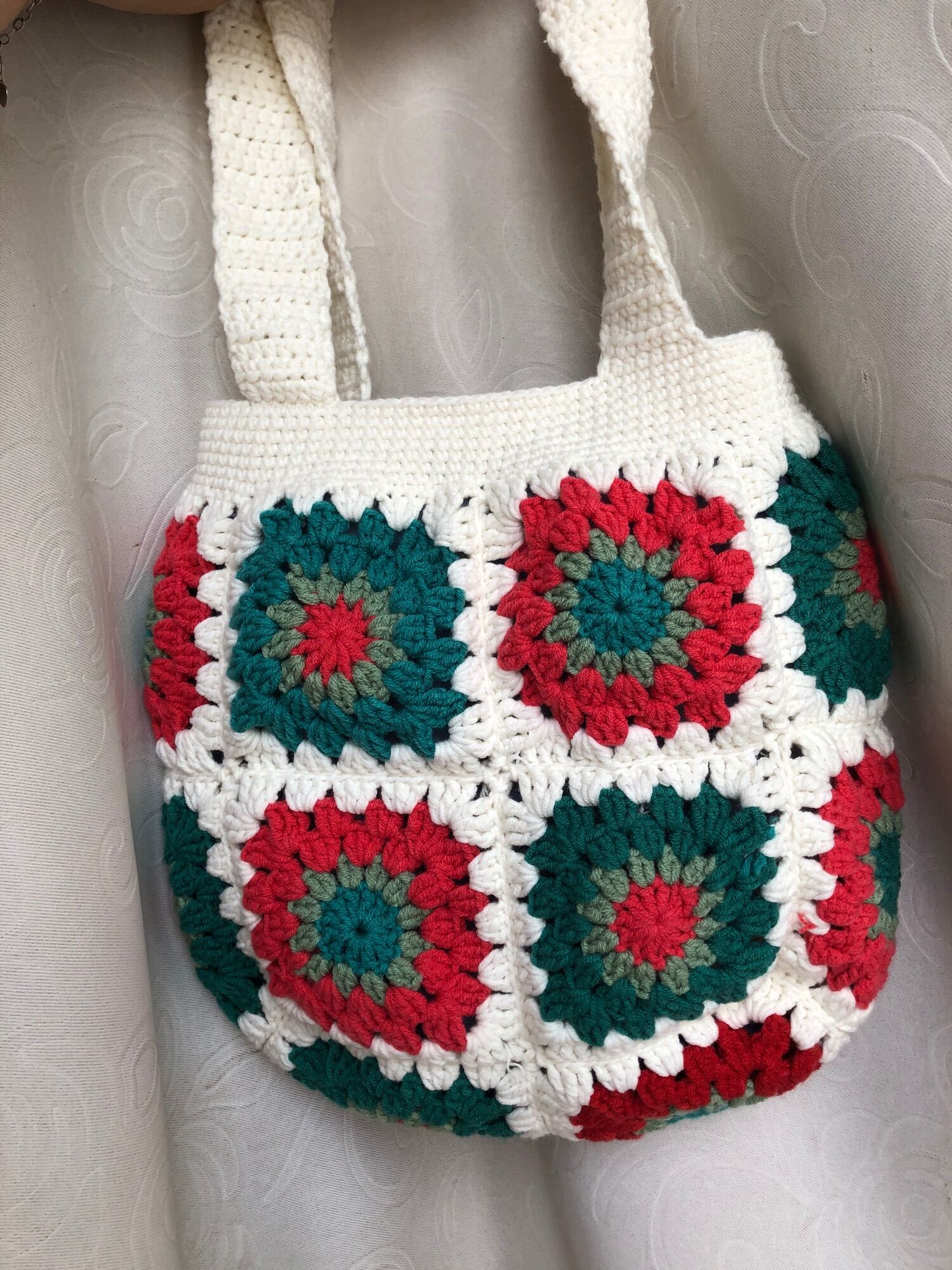 TÚI LEN HANDMADE HOA GHÉP [ẢNH THẬT]